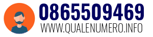 Numero di telefono 0865509469 0865509469