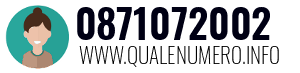 Numero di telefono 0871072002 0871072002