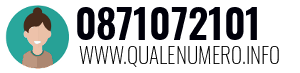 Numero di telefono 0871072101 0871072101