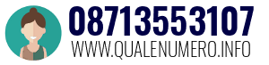Numero di telefono 08713553107 08713553107