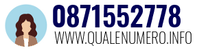 Numero di telefono 0871552778 0871552778