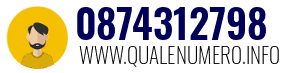 Numero di telefono 0874312798 0874312798