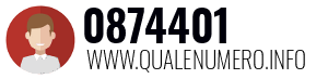 Numero di telefono 0874401 0874401