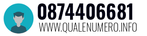 Numero di telefono 0874406681 0874406681