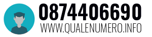 Numero di telefono 0874406690 0874406690
