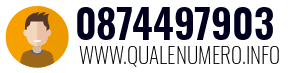 Numero di telefono 0874497903 0874497903