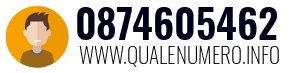 Numero di telefono 0874605462 0874605462