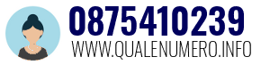 Numero di telefono 0875410239 0875410239
