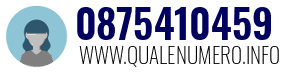 Numero di telefono 0875410459 0875410459