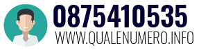 Numero di telefono 0875410535 0875410535