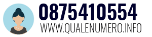 Numero di telefono 0875410554 0875410554