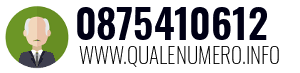 Numero di telefono 0875410612 0875410612