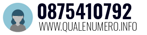 Numero di telefono 0875410792 0875410792