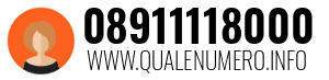 Numero di telefono 08911118000 08911118000