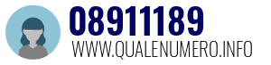 Numero di telefono 08911189 08911189
