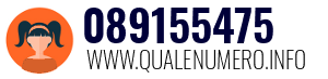 Numero di telefono 089155475 089155475