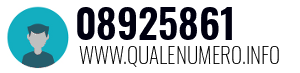 Numero di telefono 08925861 08925861