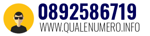 Numero di telefono 0892586719 0892586719