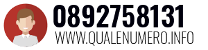 Numero di telefono 0892758131 0892758131