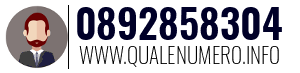 Numero di telefono 0892858304 0892858304