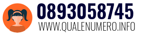 Numero di telefono 0893058745 0893058745