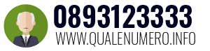 Numero di telefono 0893123333 0893123333