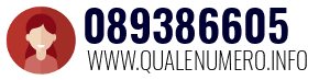 Numero di telefono 089386605 089386605