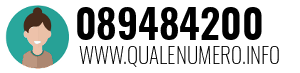 Numero di telefono 089484200 089484200