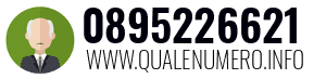 Numero di telefono 0895226621 0895226621