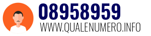 Numero di telefono 08958959 08958959