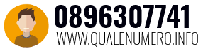 Numero di telefono 0896307741 0896307741