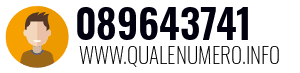 Numero di telefono 089643741 089643741