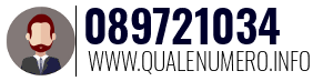 Numero di telefono 089721034 089721034