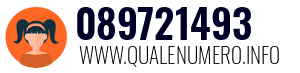Numero di telefono 089721493 089721493