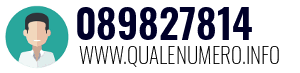 Numero di telefono 089827814 089827814