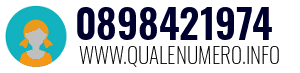 Numero di telefono 0898421974 0898421974