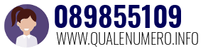 Numero di telefono 089855109 089855109