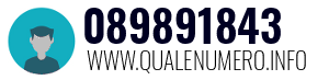 Numero di telefono 089891843 089891843