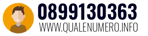 Numero di telefono 0899130363 0899130363