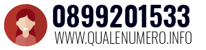 Numero di telefono 0899201533 0899201533