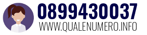 Numero di telefono 0899430037 0899430037