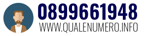 Numero di telefono 0899661948 0899661948
