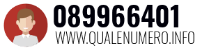 Numero di telefono 089966401 089966401