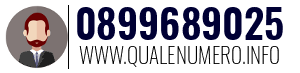 Numero di telefono 0899689025 0899689025