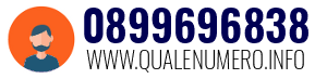 Numero di telefono 0899696838 0899696838