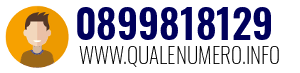 Numero di telefono 0899818129 0899818129