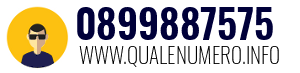Numero di telefono 0899887575 0899887575
