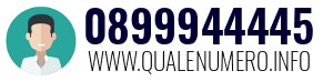 Numero di telefono 0899944445 0899944445