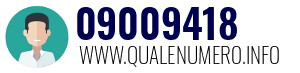 Numero di telefono 09009418 09009418