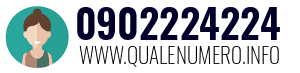 Numero di telefono 0902224224 0902224224
